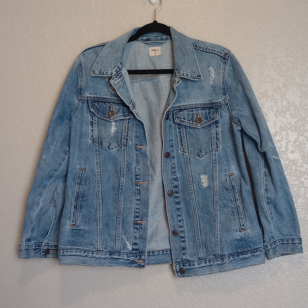 GAP 1969 Distressed Jean Jacket